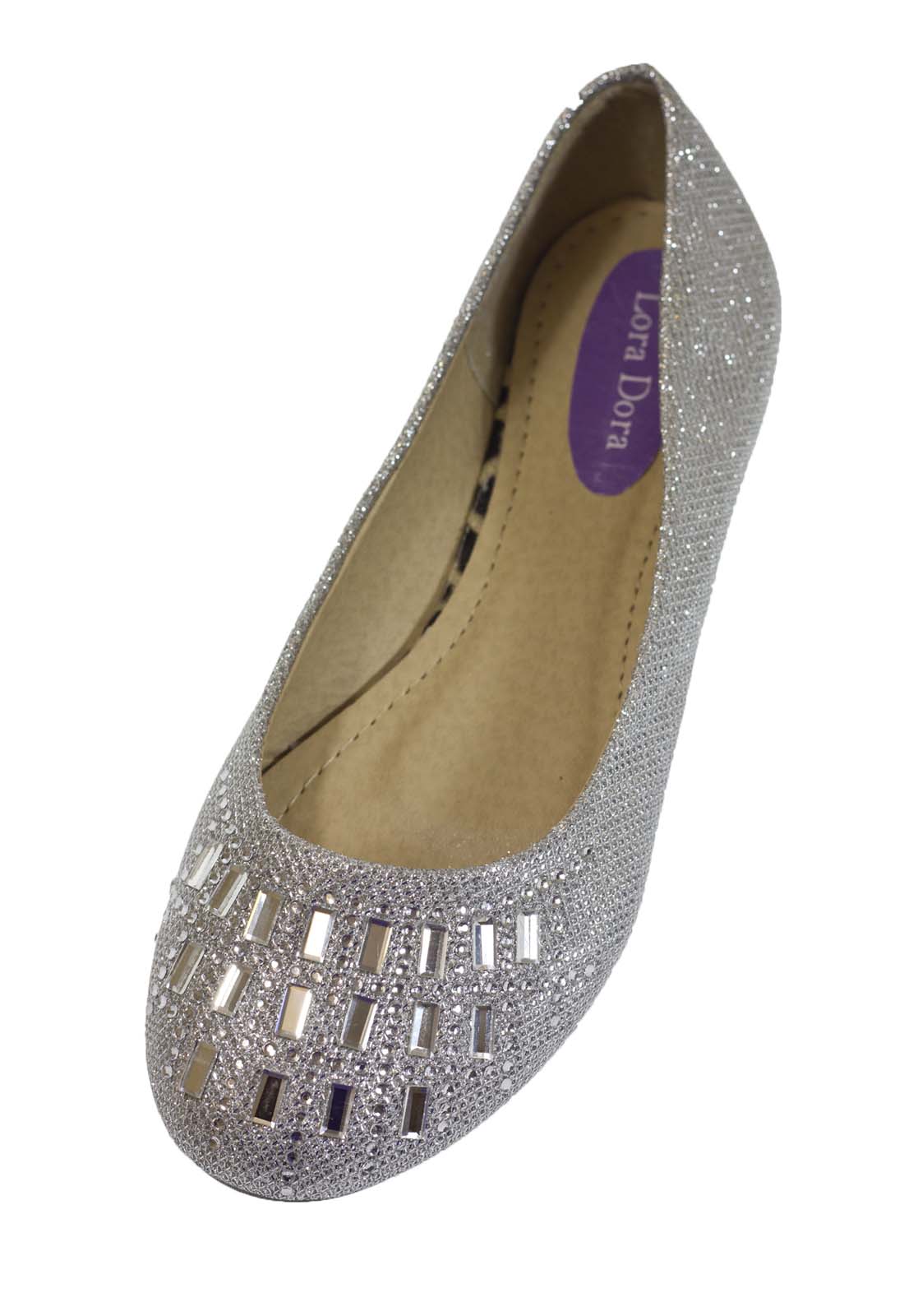 sparkly ballerina pumps